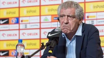 Fernando Santos, Poland, Portugal, manager, sleeping, napping, dozing off, Euro 2024, presser