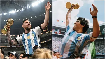 Lionel Messi, Diego Maradona, FIFA World Cup, 1986, 2022, Argentina, Qatar, Mexico.