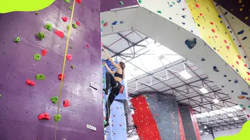 Indoor bouldering