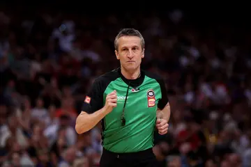 Basketball referee number signals