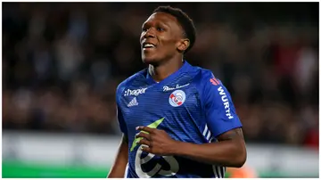 Lebo Mothiba is one of the players Kaizer Chiefs should sign this summer after being released by Strasbourg. Photo: Elyxandro Cegarra.