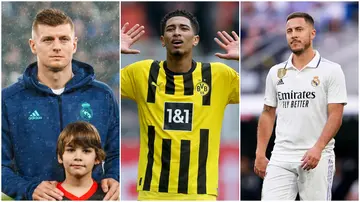 Toni Kroos, Jude Bellingham, Real Madrid, Eden Hazard, transfer