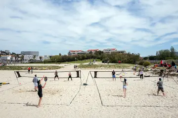 Beach tennis court dimensions