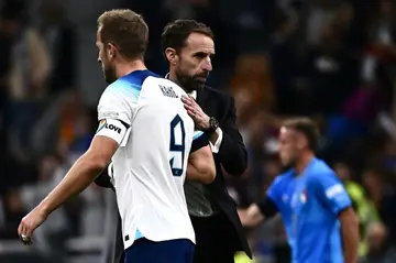 Gareth Southgate (C) is struggling to get goals out of a talented group of England players