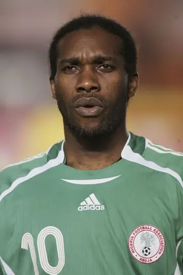 Jay Jay Okocha in his last game for Nigeria