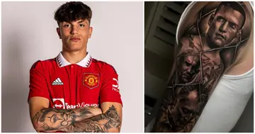 Alejandro Garnacho, Manchester United, tattoo, Prison Break