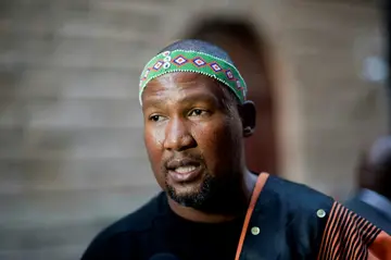 Mandla Mandela, Nelson Mandela's grandson, pictured here in  2014