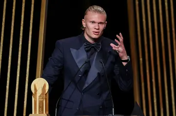 Erling Haaland finished second to Lionel Messi in the 2023 Ballon d'Or