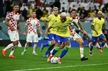 Neymar breaks the deadlock for Brazil in extra time in their World Cup quarter-final against Croatia