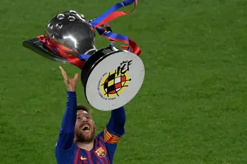 Lionel Messi won 10 La Liga titles during his glorious career at Barcelona