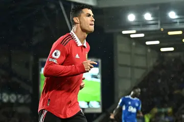 700 not out: Cristiano Ronaldo scored his 700th career club goal in Manchester United's win at Everton