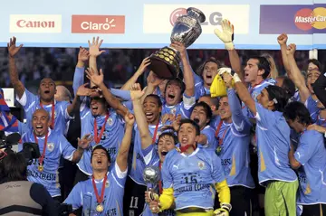 Uruguay National team at Antonio Vespucio Liberti Stadium