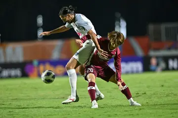 Montenegrin striker Dejan Damjanovic (L) has scored an all-time record 42 Asian Champions League goals