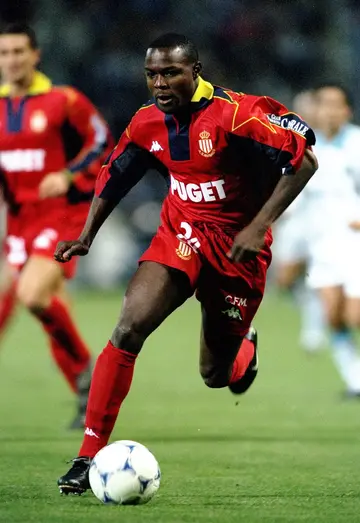 How many goals did Victor Ikpeba scored for Monaco?