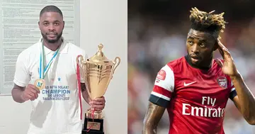 Former Arsenal and Barcelona midfielder Alexandre Song wins Djibouti Premier League