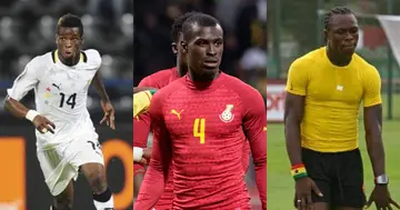 Alhassan, Barusso and Gyimah. SOURCE: Twitter/ @ghanafaofficial