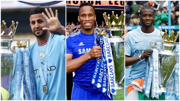 Riyad Mahrez, Didier Drogba, Manchester City, Yaya Toure, Premier League