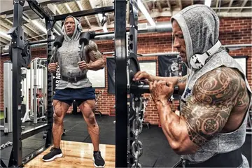 Dwayne Johnson’s workout gear