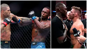 Pundit discloses how Israel Adesanya managed to defeat Alex Pereira in their recent bout ahead of his fight with Dricus du Plessis at UFC 305. Photo: Carmen Mandato/Jeff Bottari. 