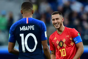 Kylian Mbappe and Eden Hazard