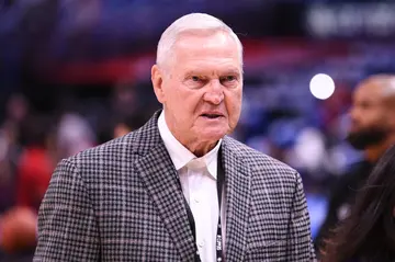 How long has Karen been married to Jerry West?