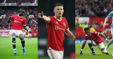 Man United stars McTominay, Fred and Bailly are not good enough for United. Photos by Francesco Scaccianoce and Matt McNulty.