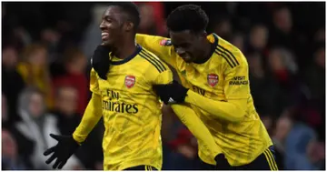 Eddie Nketiah, Bukayo Saka, Arsenal