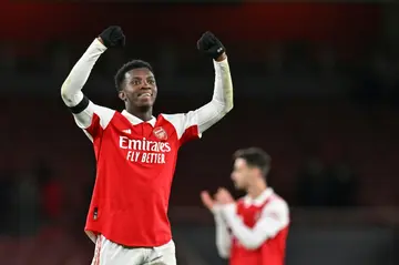 Arsenal striker Eddie Nketiah