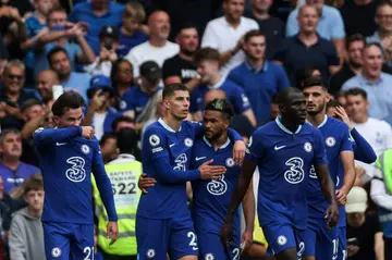 Chelsea's Kai Havertz celebrates his winner against West Ham
