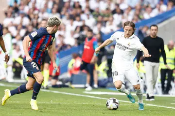 Luka Modric, Real Madrid, El Clasico, Karim Benzema, Santogo Bernabeu, Spain