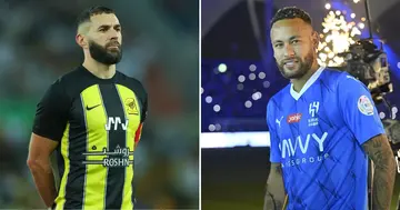 Karim Benzema and Neymar in the Saudi Pro League.