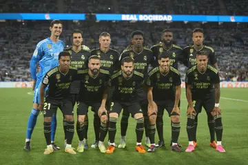 Manchester City vs Real Madrid squad