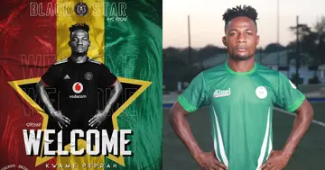 South Africa giants announce capture of Ghanaian striker Kwame Peprah