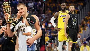 Nikola Jokic, Stephen Curry, LeBron James, Giannis Antetokounmpo, 2023 NBA Finals, Jamal Murray, Denver Nuggets, Warriors, Lakers, Bucks