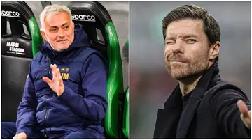 Jose Mourinho, Xabi Alonso, AS Roma, Manager, Bayer Leverkusen, coach