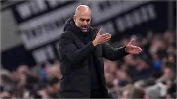 Pep Guardiola, Tottenham, Tottenham Hotspur Stadium, London, England, Premier League.