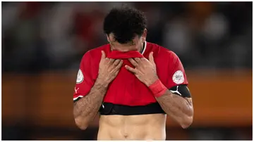  Mohamed Salah during the CAF Africa Cup of Nations group stage match between Egypt and Mozambique. Photo: Visionhaus.