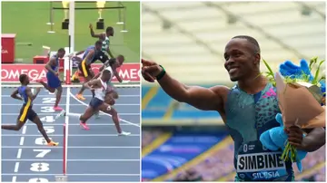 Akani Simbine, world champion, Fred Kerley, Silesia Diamond League