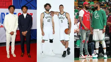 NBA Twins, Amen Thompson, Ausar Thompson, Brook Lopez, Robin Lopez, Marcus Morris, Markieff Morris, Caleb Martin, Cody Martin