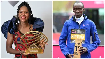 Faith Kipyegon and Kelvin Kiptum. Photos: Mustafa Yalcin and Alex Davidson.