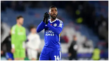 Leicester City striker, Kelechi Iheanacho, after the Sky Bet Championship clasha against Leeds United at The King Power Stadium on November 3, 2023. Photo: Hannah Fountain.