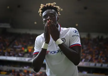 Tammy Abraham: Chelsea youngster breaks Eden Hazard's record after hitting three past Wolves