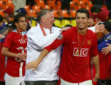 Cristiano Ronaldo, Carlos Tevez, Sir Alex Ferguson, Manchester United, Premier League, 2008 Champions League Final