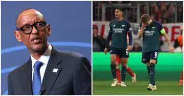 Paul Kagame, Arsenal, Martin Odegaard, Bayern Munich, UEFA Champions League, Germany, Rwanda.