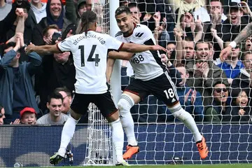 Andreas Pereira (right) scored Fulham's second goal in a 2-1 win over Leeds