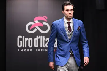 Tom Dumoulin attends the presentation of the 2018 Tour of Italy