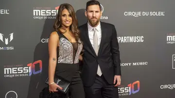 How did Messi meet his wife?