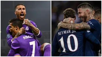 Sergio Ramos, Cristiano Ronaldo, Neymar, PSG, RealMadrid, Al-Nassr, Sevilla