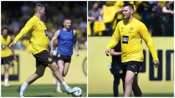 Borussia Dortmund defender, Niklas Sule, is being slammed as 'out of shape' ahead of the Champions League final on June 1, 2024. Photo: @AndresPonce28.
