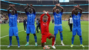 Saud Abdulhamid, Kalidou Koulibaly, Mohammed Al-Owais, Ali Al-Bulayhi and Yasser Al-Shahrani, Al-Hilal, Al-Ittihad, Saudi Arabia, AFC Champions League.